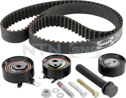 SNR KD457.38 - Комплект зубчатого ремня ГРМ autospares.lv