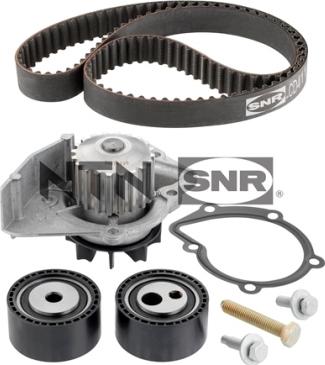 SNR KDP459.530 - Водяной насос + комплект зубчатого ремня ГРМ autospares.lv