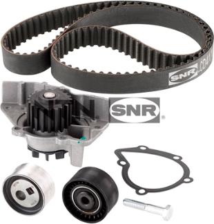 SNR KDP459.141 - Водяной насос + комплект зубчатого ремня ГРМ autospares.lv