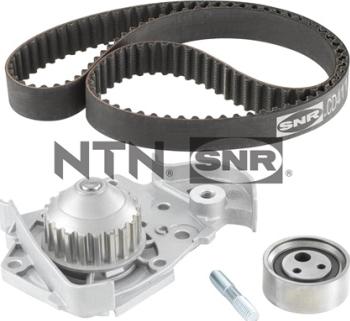 SNR KDP455.411 - Водяной насос + комплект зубчатого ремня ГРМ autospares.lv