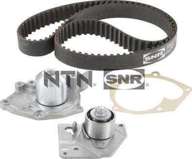 SNR KDP455.560 - Водяной насос + комплект зубчатого ремня ГРМ autospares.lv