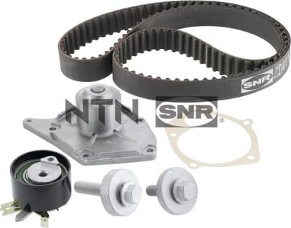 SNR KDP455.580 - Водяной насос + комплект зубчатого ремня ГРМ autospares.lv