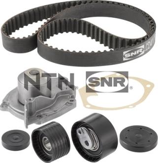 SNR KDP455.520 - Водяной насос + комплект зубчатого ремня ГРМ autospares.lv