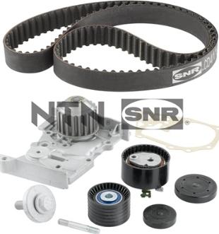 SNR KDP455.570 - Водяной насос + комплект зубчатого ремня ГРМ autospares.lv