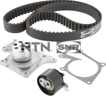 SNR KDP455.640 - Водяной насос + комплект зубчатого ремня ГРМ autospares.lv