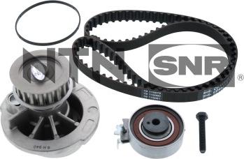 SNR KDP453.022 - Водяной насос + комплект зубчатого ремня ГРМ autospares.lv