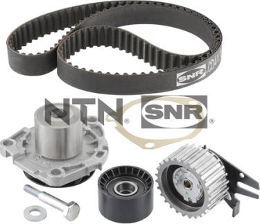 SNR KDP453.250 - Водяной насос + комплект зубчатого ремня ГРМ autospares.lv