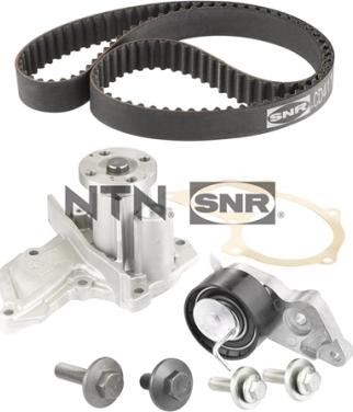 SNR KDP452.180 - Водяной насос + комплект зубчатого ремня ГРМ autospares.lv