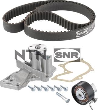 SNR KDP452.240 - Водяной насос + комплект зубчатого ремня ГРМ autospares.lv