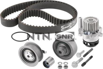 SNR KDP457.681 - Водяной насос + комплект зубчатого ремня ГРМ autospares.lv