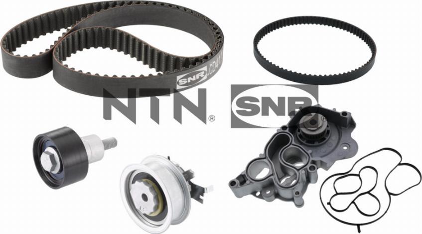 SNR KDP457.752 - Водяной насос + комплект зубчатого ремня ГРМ autospares.lv