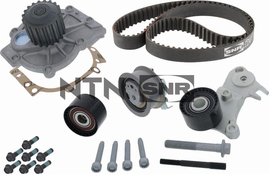 SNR KDP465.060 - Водяной насос + комплект зубчатого ремня ГРМ autospares.lv