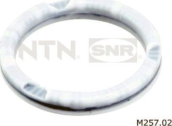 SNR M257.02 - Подшипник качения, опора стойки амортизатора autospares.lv