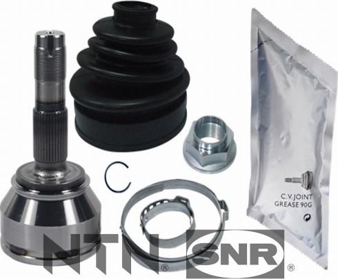 SNR OJK66.008 - Шарнирный комплект, ШРУС, приводной вал autospares.lv