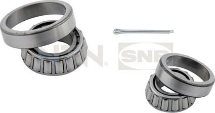 SNR R140.22 - Подшипник ступицы колеса, комплект autospares.lv