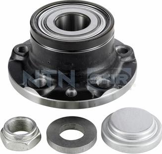 SNR R141.25 - Подшипник ступицы колеса, комплект autospares.lv