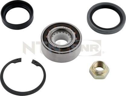 SNR R159.10 - Подшипник ступицы колеса, комплект autospares.lv