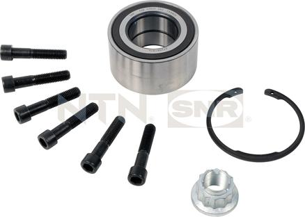 SNR R154.59 - Подшипник ступицы колеса, комплект autospares.lv