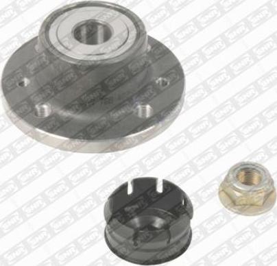 SNR R155.49 - Подшипник ступицы колеса, комплект autospares.lv