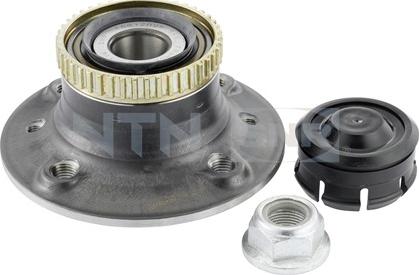 SNR R155.46 - Подшипник ступицы колеса, комплект autospares.lv