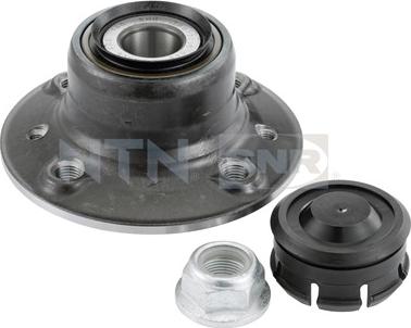 SNR R155.40 - Подшипник ступицы колеса, комплект autospares.lv