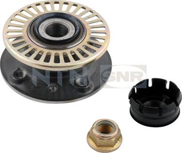 SNR R155.41 - Подшипник ступицы колеса, комплект autospares.lv