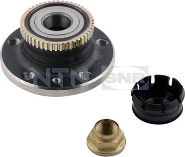 SNR R155.48 - Подшипник ступицы колеса, комплект autospares.lv