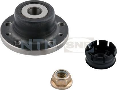 SNR R155.55 - Подшипник ступицы колеса, комплект autospares.lv