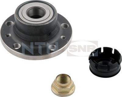 SNR R155.53 - Подшипник ступицы колеса, комплект autospares.lv