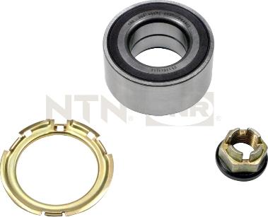 SNR R155.69 - Подшипник ступицы колеса, комплект autospares.lv