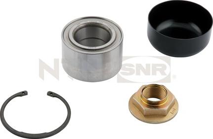 SNR R155.65 - Подшипник ступицы колеса, комплект autospares.lv