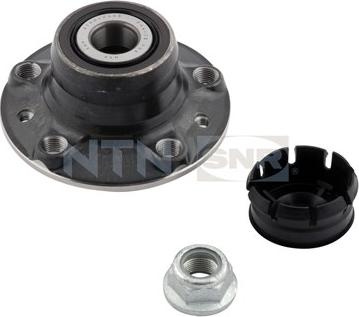 SNR R155.66 - Подшипник ступицы колеса, комплект autospares.lv