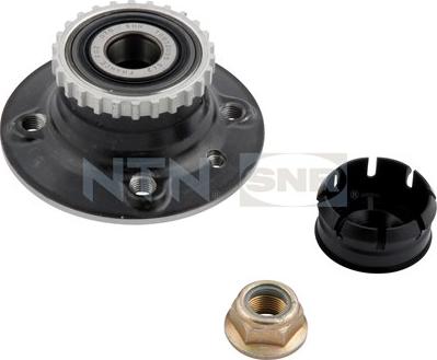 SNR R155.60 - Подшипник ступицы колеса, комплект autospares.lv