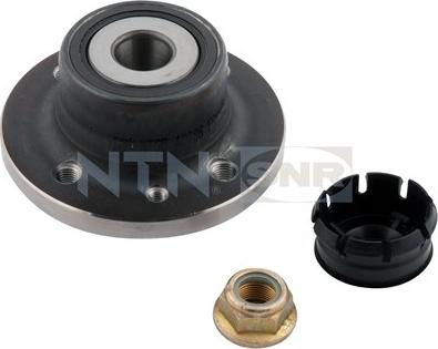 SNR R155.68 - Подшипник ступицы колеса, комплект autospares.lv