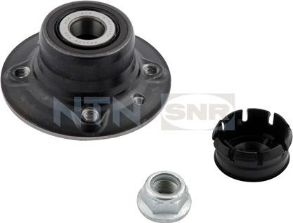 SNR R155.67 - Подшипник ступицы колеса, комплект autospares.lv