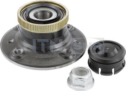 SNR R155.26 - Подшипник ступицы колеса, комплект autospares.lv