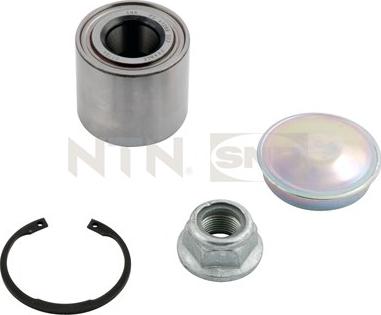 SNR R155.78 - Подшипник ступицы колеса, комплект autospares.lv