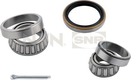 SNR R150.02 - Подшипник ступицы колеса, комплект autospares.lv