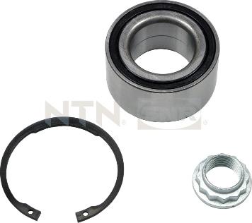 SNR R150.24 - Подшипник ступицы колеса, комплект autospares.lv