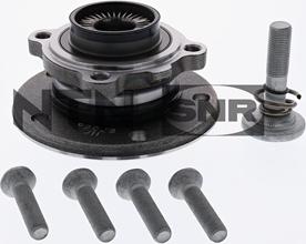 SNR R150.71 - Подшипник ступицы колеса, комплект autospares.lv