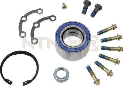 SNR R151.30 - Подшипник ступицы колеса, комплект autospares.lv