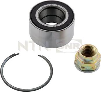 SNR R158.42 - Подшипник ступицы колеса, комплект autospares.lv