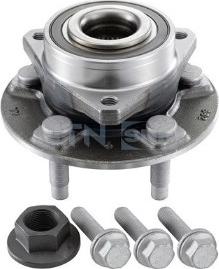 SNR R153.58 - Подшипник ступицы колеса, комплект autospares.lv