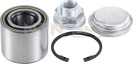 SNR R153.60 - Подшипник ступицы колеса, комплект autospares.lv