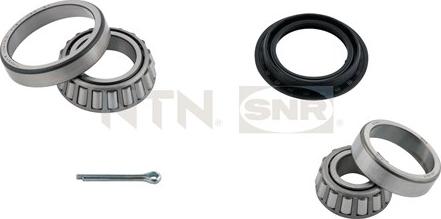 SNR R153.16 - Подшипник ступицы колеса, комплект autospares.lv