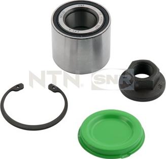 SNR R153.37 - Подшипник ступицы колеса, комплект autospares.lv