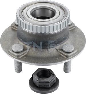 SNR R152.44 - Подшипник ступицы колеса, комплект autospares.lv