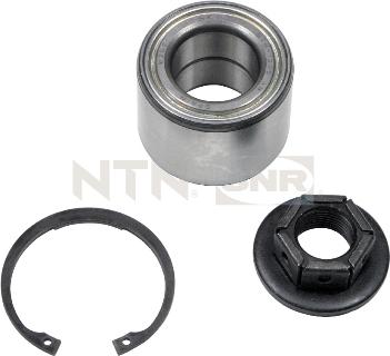 SNR R152.56 - Подшипник ступицы колеса, комплект autospares.lv