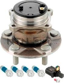 SNR R152.69 - Подшипник ступицы колеса, комплект autospares.lv