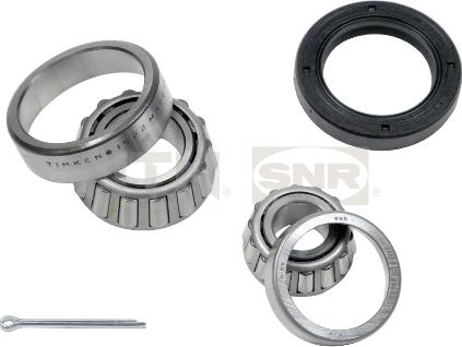 SNR R152.05 - Подшипник ступицы колеса, комплект autospares.lv